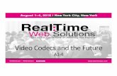 Video Codecs and the Future by Vince Puglia