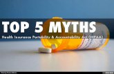 Top 5 HIPAA Myths