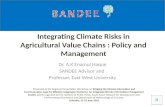 integrating climate risks in agricultural value chains   enamul haque
