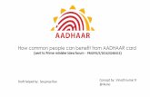 aadhaar card - concept for common people