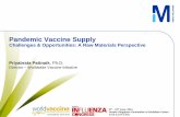 Pandemic Vaccine Supply - Challenges & Opportunities: A Raw Materials Perspective