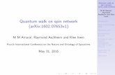 Quantum Walk on Spin Networks by Marcelo Amaral, Raymond Aschheim and Klee Irwin
