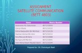 Satellite communication (bett 4803)
