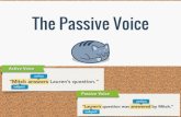 PASSIVE VOICE - PRESENT/PAST SIMPLE