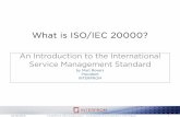 What is iso iec 20000