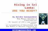 Info Society Rising in Sri Lanka: Are You Ready? by Nalaka Gunawardene, 27 Jan 2016