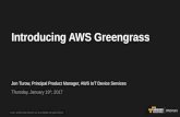 Announcing AWS Greengrass - January 2017 AWS Online Tech Talks