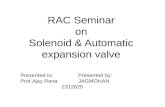 Refrigeration Expansion valves