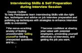Interviewing skills & self preparation during interview session