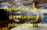 Performance of gas turbine power plant