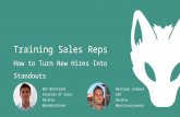 Webinar: Training Sales Reps - How to Turn New Hires Into Standouts