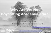 Why are we not boycotting academia.edu ? my participation