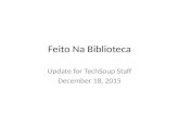 Update on Feito Na Biblioteca