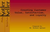 Chapter 4 Creating Customer Value, Satisfaction, and Loyalty