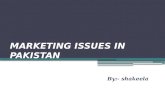 MARKETING ISSUES IN PAKISTAN