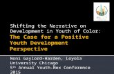 Noni K. Gaylord-Harden, Ph.D. - “Shifting the Narrative on Development in Youth of Color: The Case for a Positive Youth Development Perspective”