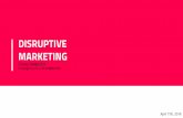 Disruptive Marketing - Emeric Delalandre
