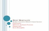 Markov Analysis of Moodys Debt Ratings
