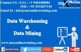 Difference between data warehouse and data mining