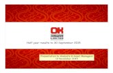 OK Zimbabwe Limited HY 2016 financial results presentation