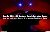 Oracle 1Z0-820 System Administrator Exam