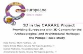 3D in the CARARE Project. Providing Europeana with 3D Content for the Archaeological and Architectural Heritage: the Pompeii Case Study