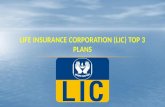 Life Insurance Corporation (LIC) Top 3 PLANS