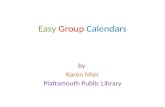 Big Talk From Small Libraries 2016 - Easy Group Calendars