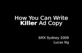 How You Can Write Killer Ad Copy