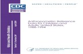 Anthropometric reference data for children and adults: United States ...