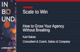 Karl Sakas - Scale to Win