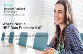 Data Protector 9.07 what is new