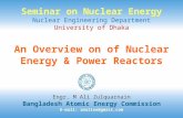 An overview of nuclear energy and power reactors
