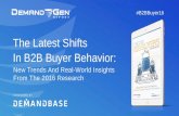 The Latest Shifts in B2B Buyer Behavior: New Trends and Real-World Insights from the 2016 Research