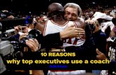 10 reasons why Executives need a coach