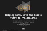 Helping SEPTA with the Pope’s Visit to Philadelphia | AWS Public Sector Summit 2016