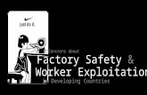Concerns About Factory Safety and Worker Exploitation in Developing Countries