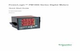 PowerLogic™ PM1000 Series Digital Meters