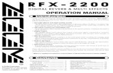 RFX-2200 Operation Manual