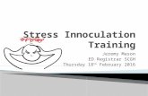 Stress innoculation training