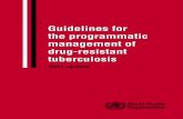 Guidelines for the programmatic management of drug-resistant ...