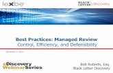 Lexbe eDiscovery Webinar- Best Practices: Managed Review