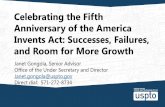 Celebrating the Fifth Anniversary of the America Invents Act: Successes, Failures, and Room for More Growth-Janet Gongola, USPTO