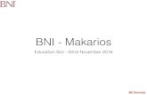 BNI MAKARIO's  Educational slot on 22-11-2016 by Mr.MIt Somaiya