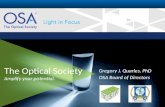 The Optical Society - Benefits for Student Chapters