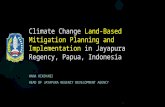 Climate Change Land-Based Mitigation Planning and Implementation in Jayapura Regency, Papua, Indonesia