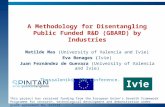 A Methodolgy for Disentangling Public Funded R&D (GBARD) by Industries