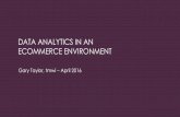 Gary Taylor - Data Analytics in an E-commerce Environment