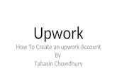 Upwork profile
