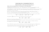 Physical Chemistry II (CHEM 308)